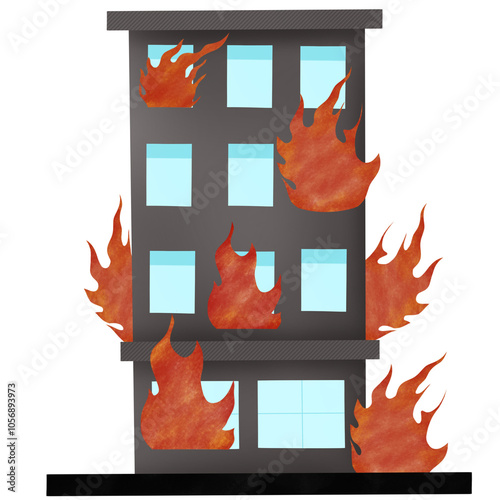 Building fire 