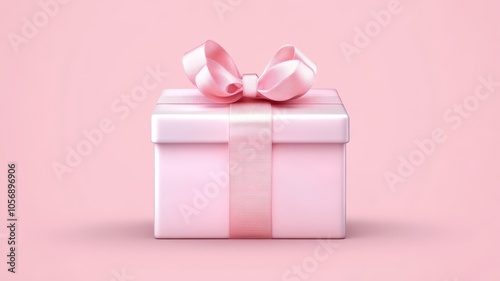 Beautifully wrapped pastel gift box with a delicate ribbon, perfect for any special occasion.