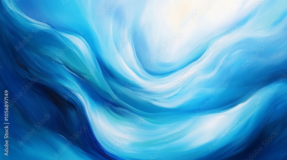 Abstract Blue and White Swirling Background Abstract Blue and White Swirling Background