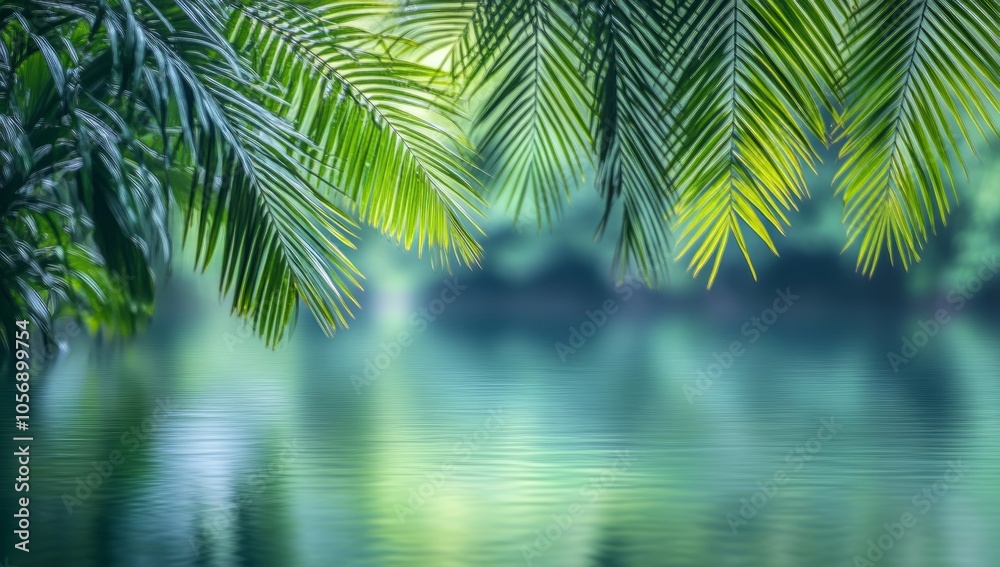 Serene Tropical Water Scene Serene Tropical Water Scene