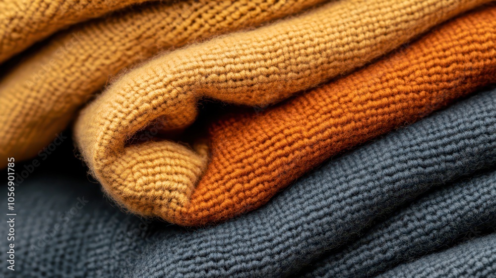 Fototapeta premium Cozy Layered Fleece Blankets Showcasing a Soft, Inviting Texture for Ultimate Comfort