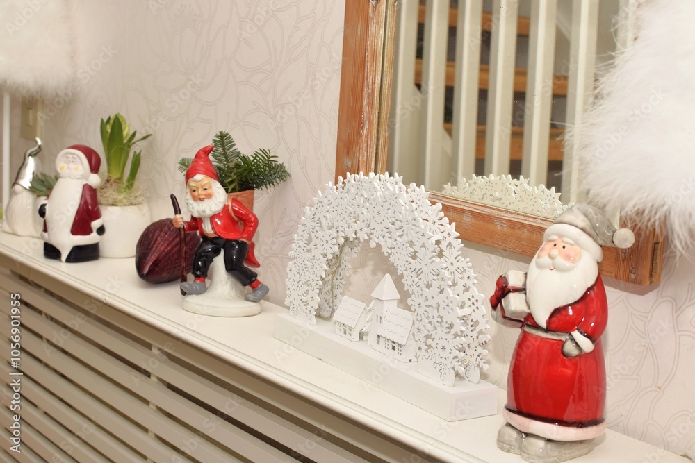 Obraz premium Christmas decor in a Swedish home