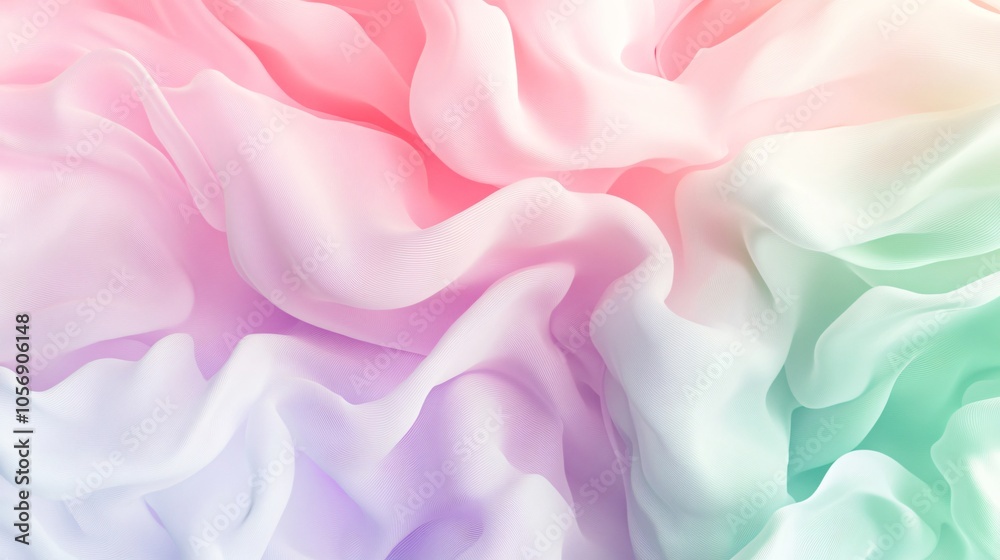 Obraz premium Pastel Gradient Fabric Texture Background