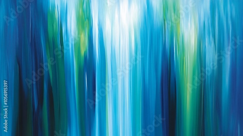 Abstract Blue and Green Watercolor Background