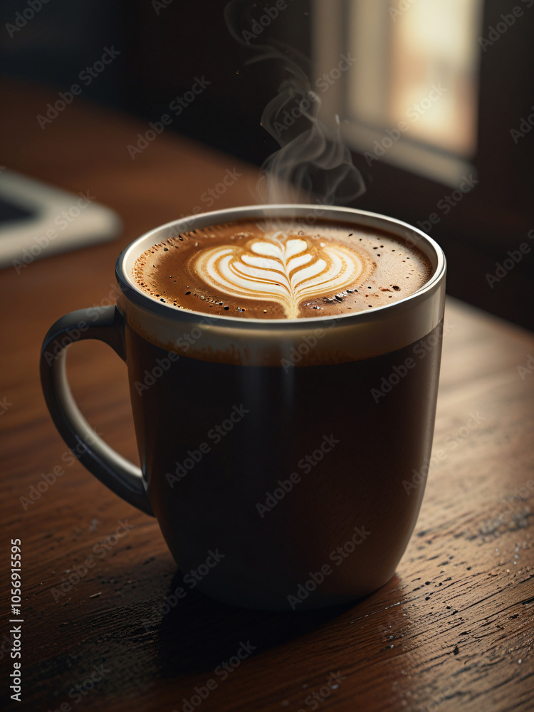 A cozy vibe surrounds a delicious cup of coffee. A cozy vibe surrounds a delicious cup of coffee.