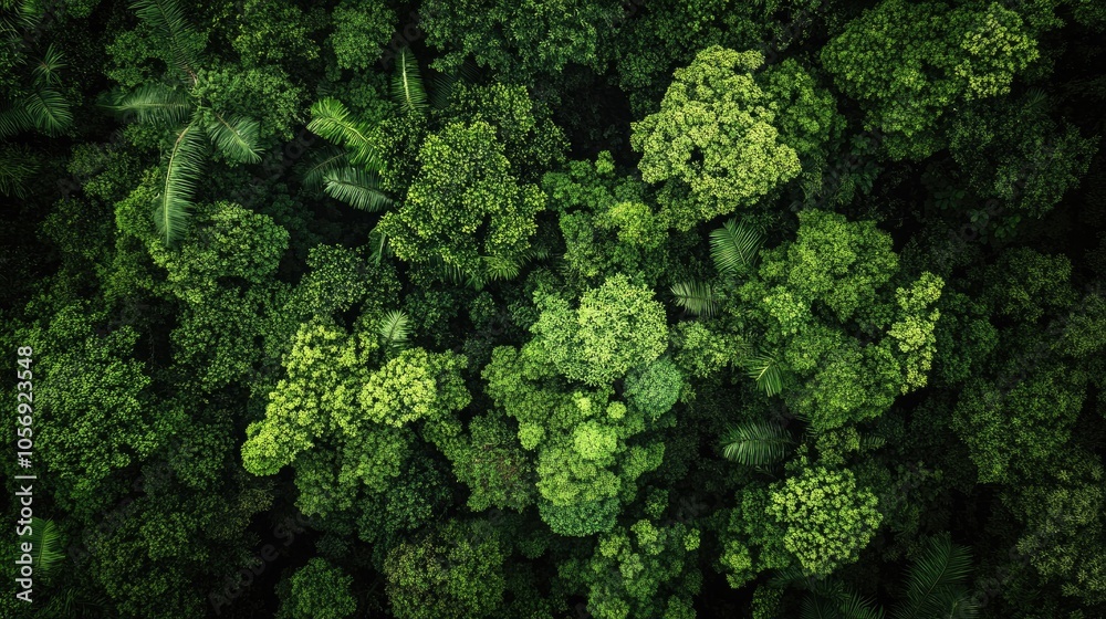 Aerial perspective of a lush rainforest canopy showcasing a network of tree branches and leaves that highlight the importance of forest conservation Aerial perspective of a lush rainforest canopy showcasing a network of tree branches and leaves that highlight the importance of forest conservation