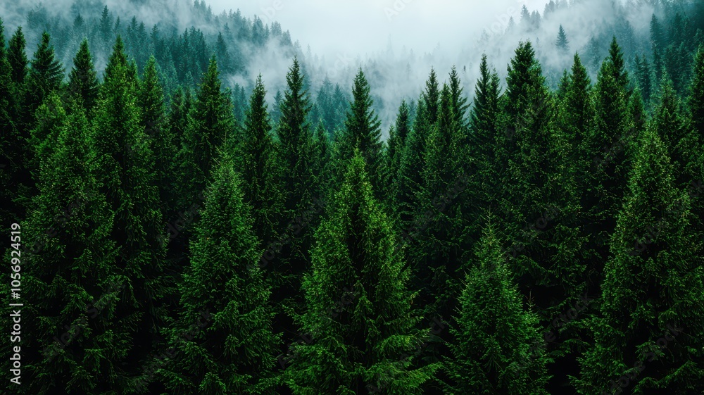 Majestic Pine Trees in Evergreen Forest: A Rich Natural Landscape Ready for Harvest Majestic Pine Trees in Evergreen Forest: A Rich Natural Landscape Ready for Harvest