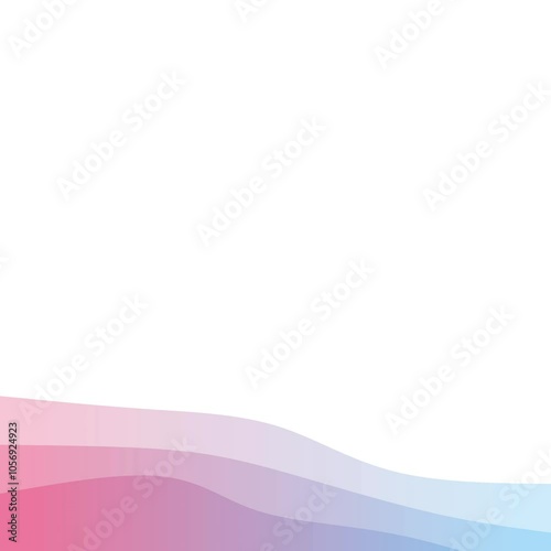 pink background with waves