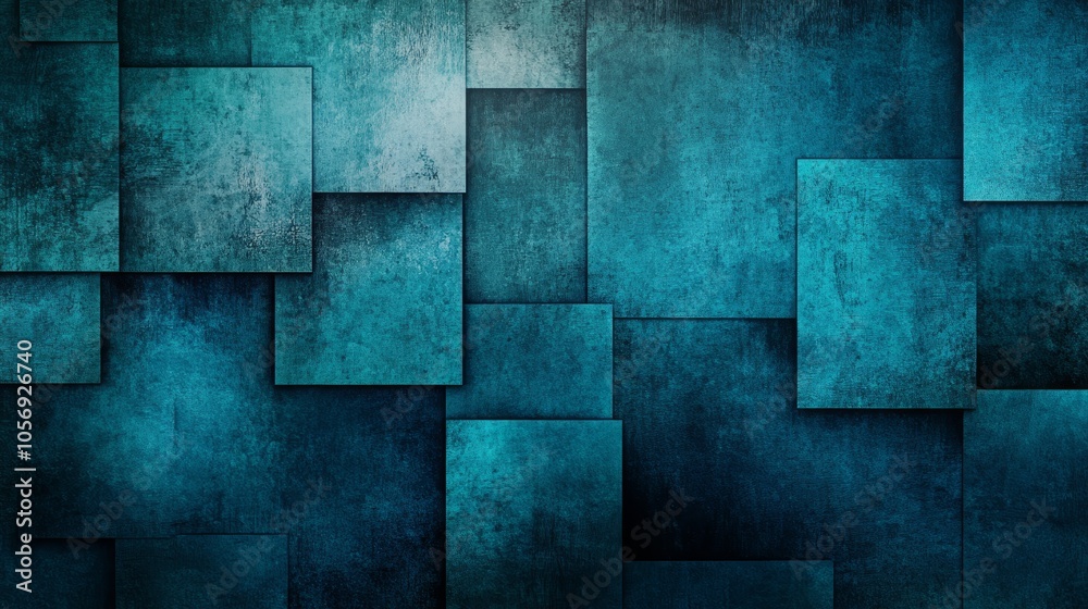 Abstract Blue Geometric Pattern Background Abstract Blue Geometric Pattern Background