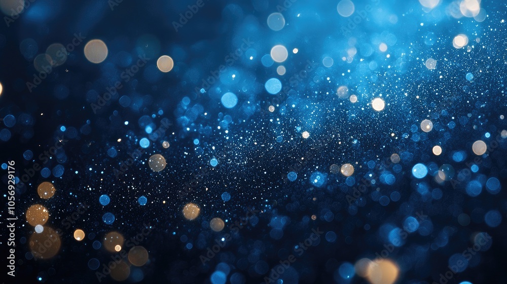 Dark Blue Abstract Backgrounds With Bokeh Dark Blue Abstract Backgrounds With Bokeh