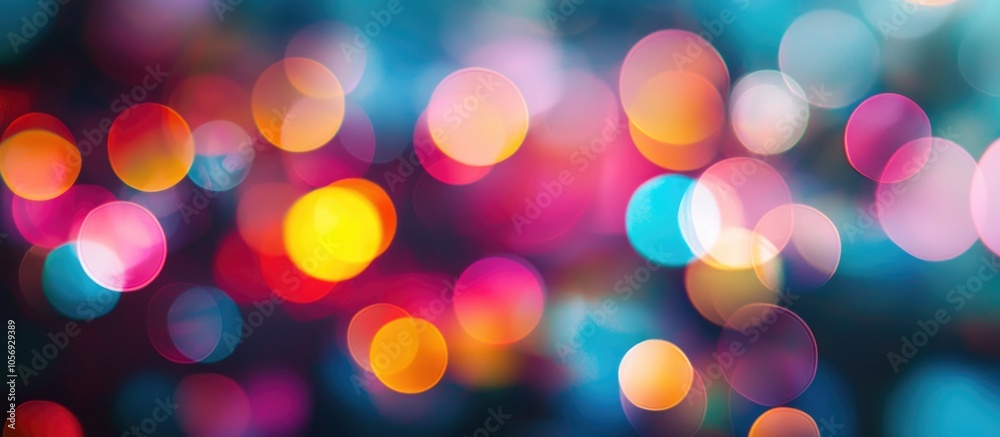Abstract Colorful Defocused Circular Facula Abstract Colorful Defocused Circular Facula