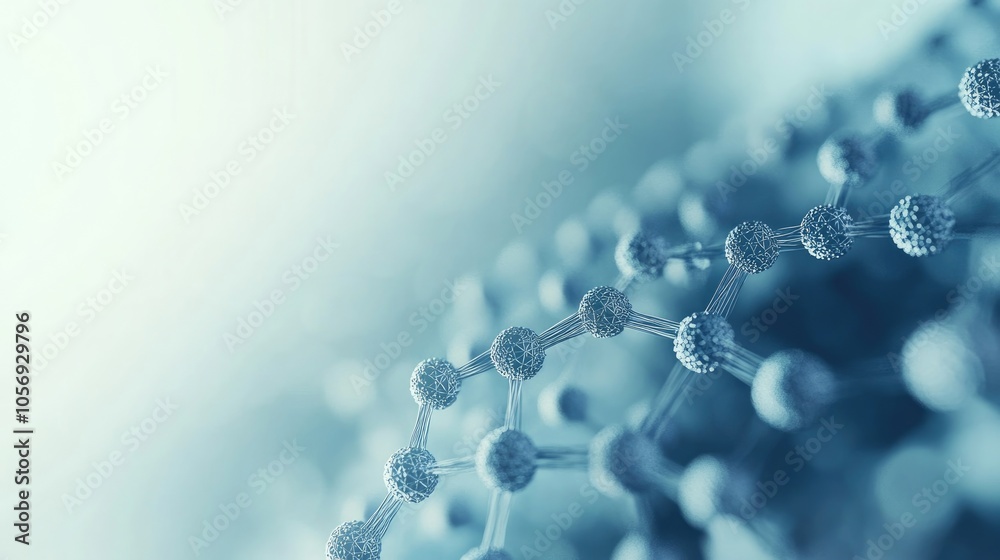 Abstract graphic of carbon nanotubes in nanotechnology with a blurred background featuring ample copy space Abstract graphic of carbon nanotubes in nanotechnology with a blurred background featuring ample copy space