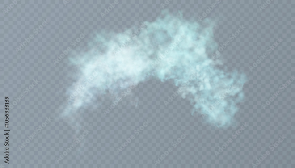 Blue vector cloud background, explosion effect, fog or smog. Fog, smoke, steam. Vector Blue vector cloud background, explosion effect, fog or smog. Fog, smoke, steam. Vector