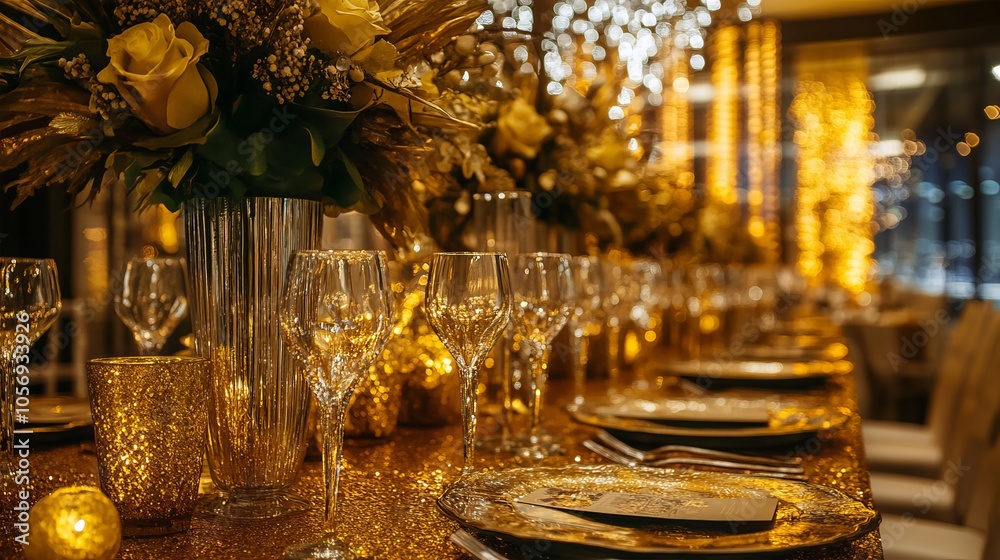 gold new year party gold new year party