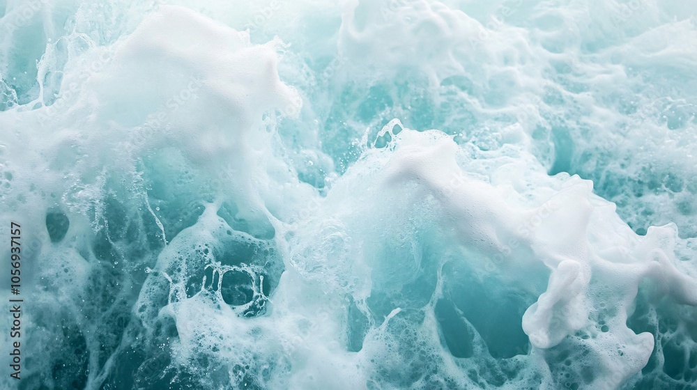 Abstract Ocean Foam Closeup Abstract Ocean Foam Closeup