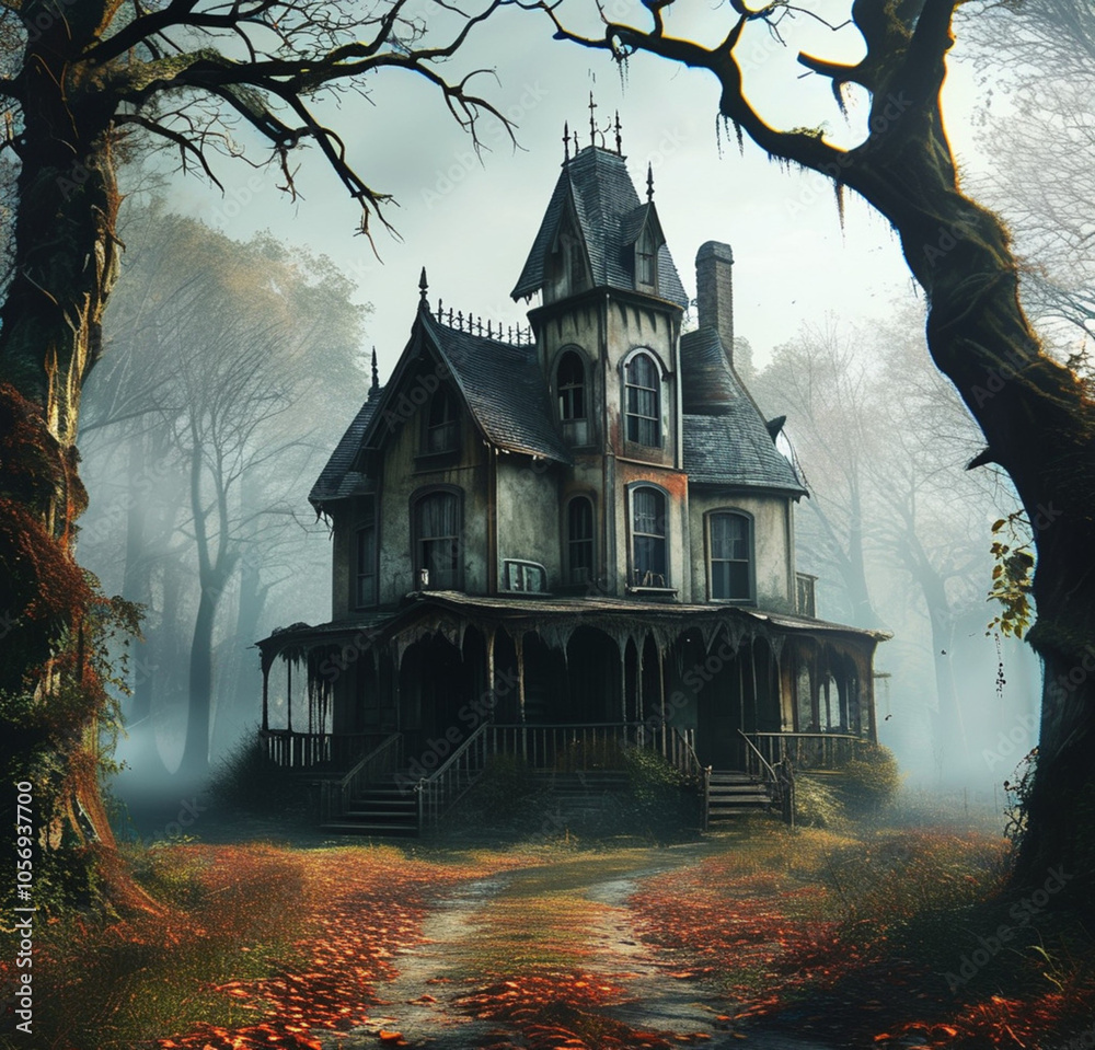 haunted house in the woods haunted house in the woods