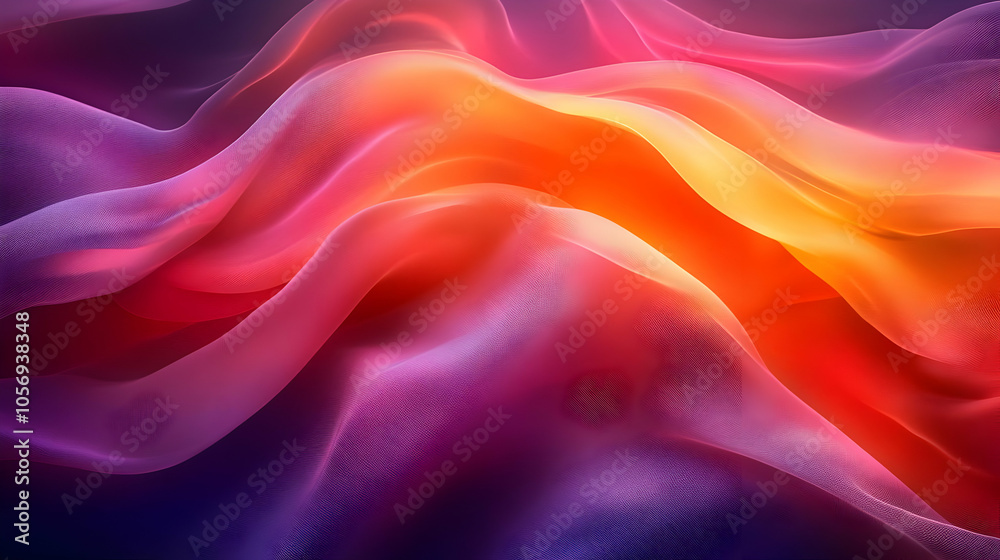 Abstract Background with Pink, Orange, and Yellow Swirls Abstract Background with Pink, Orange, and Yellow Swirls