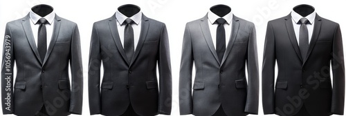 Elegant Business Suits in Various Shades