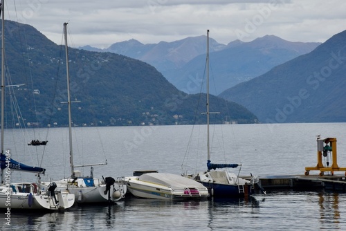 boats on the lake