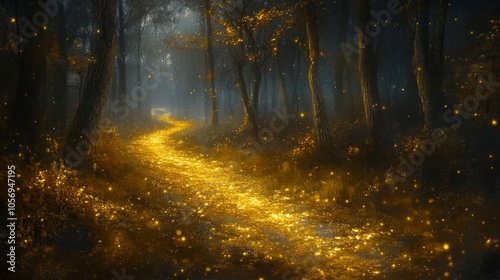 A Golden Path Through a Dark and Enchanted Forest