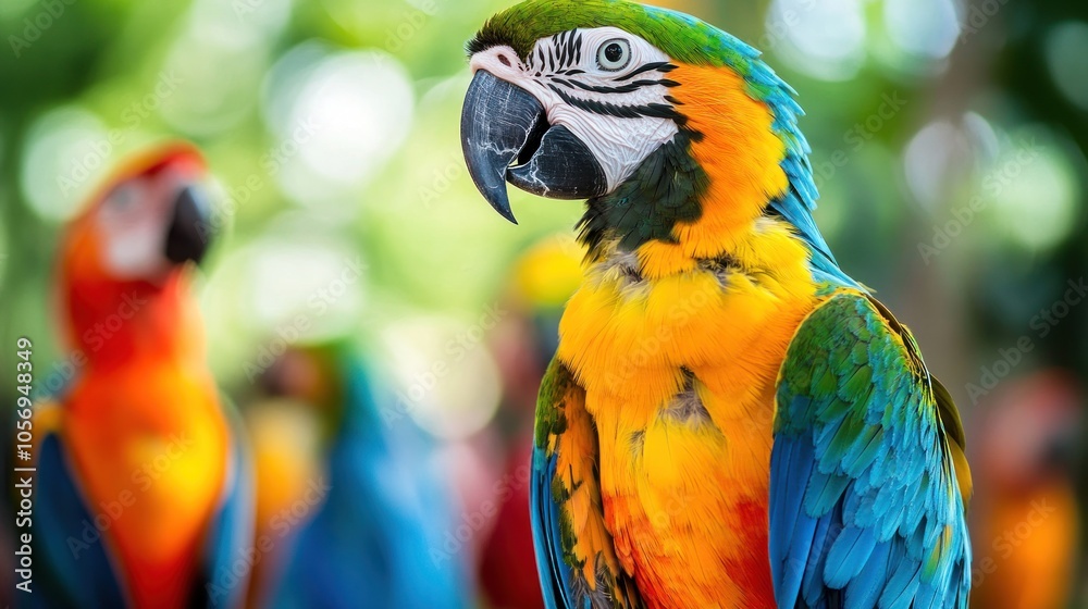 Vibrant Blue and Yellow Macaw Parrot Vibrant Blue and Yellow Macaw Parrot