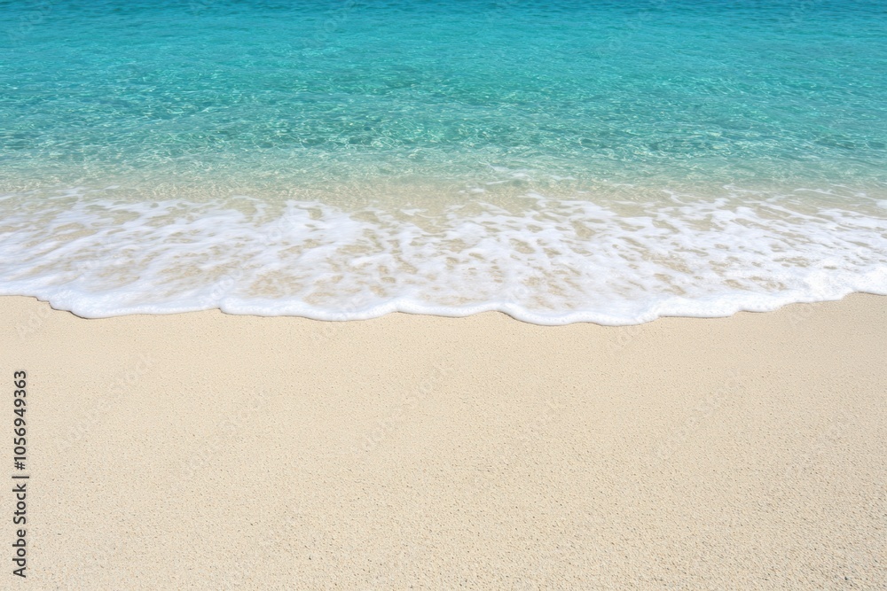 A beach with a wave coming in to the water - Outdoor A beach with a wave coming in to the water - Outdoor