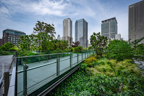 大阪中之島のビル群