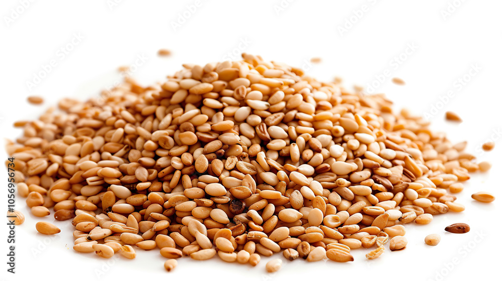 Obraz premium Sorghum Seeds isolated on pure white background