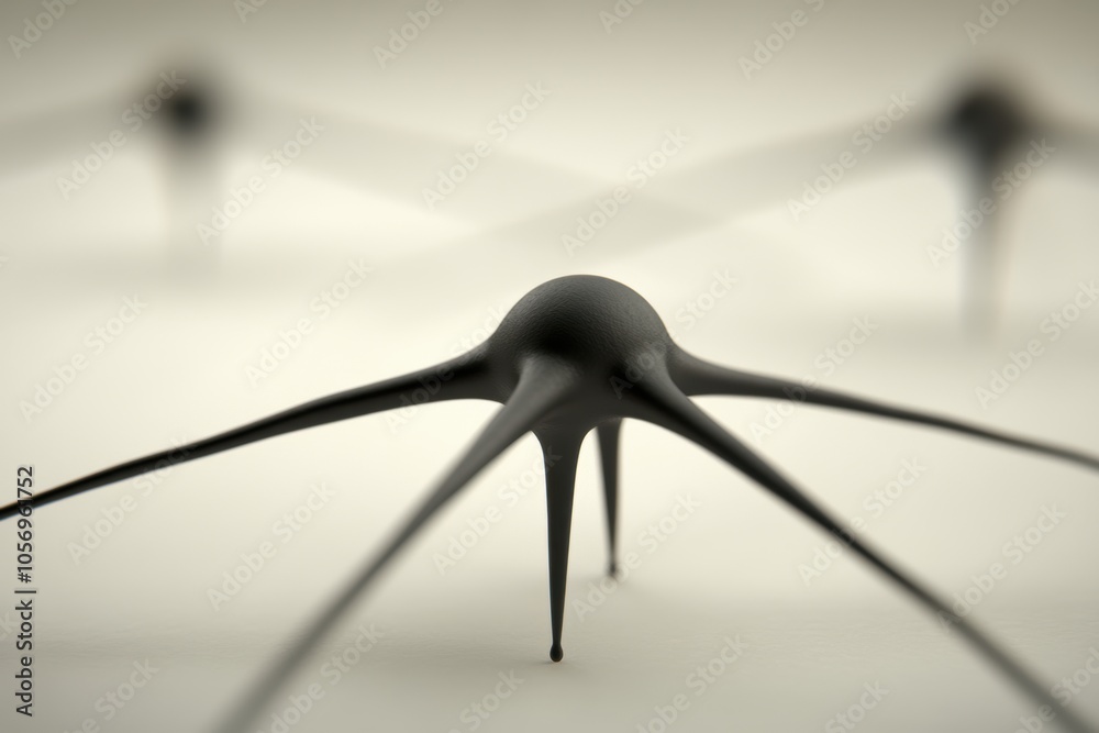 A black object on a white surface - Outdoor A black object on a white surface - Outdoor