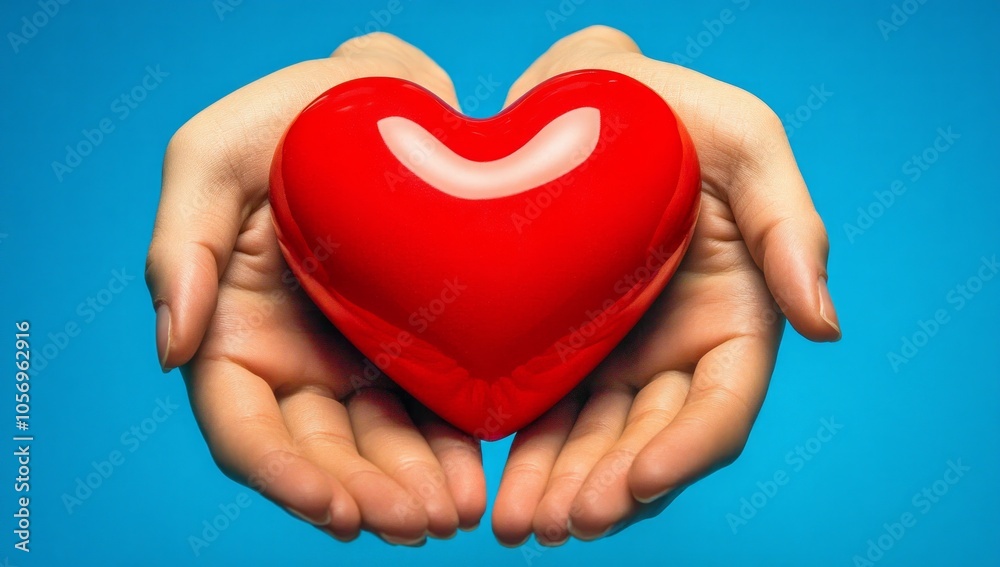 Heart in Hands - A Symbol of Love Heart in Hands - A Symbol of Love