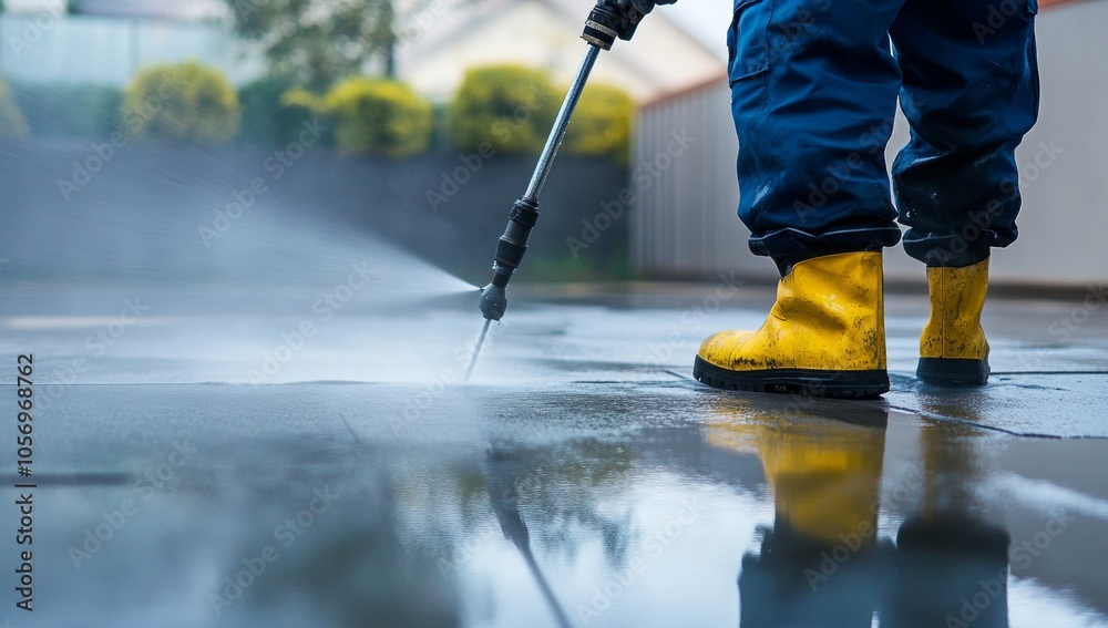Power Washing Concrete Pavement Power Washing Concrete Pavement