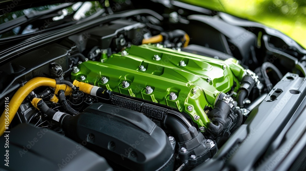 Fototapeta premium Essential maintenance tips for hydrogen engines keeping your engine clean and efficient