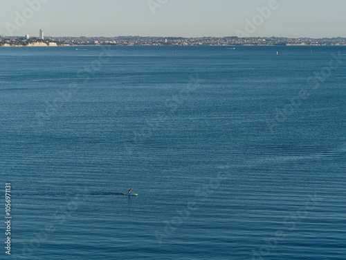 Paddleboarding on Waitemata Harbour photo