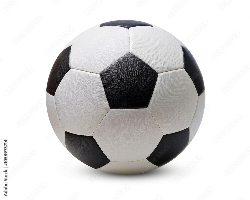 Football Soccer Ball on White Background Football Soccer Ball on White Background