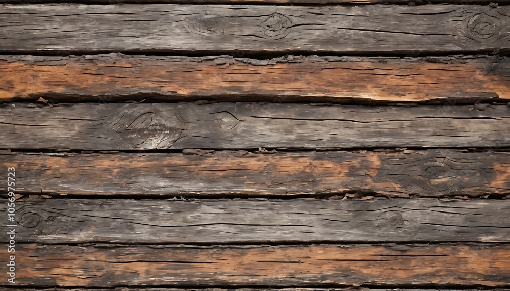 Weathered wooden wall with rough textured design Weathered wooden wall with rough textured design