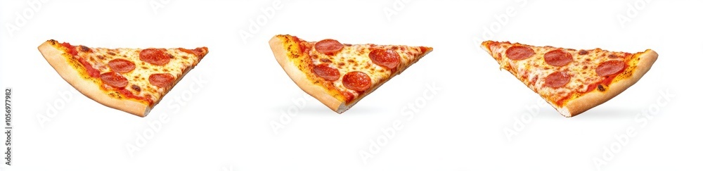 Pepperoni Pizza Slice Close Up Pepperoni Pizza Slice Close Up