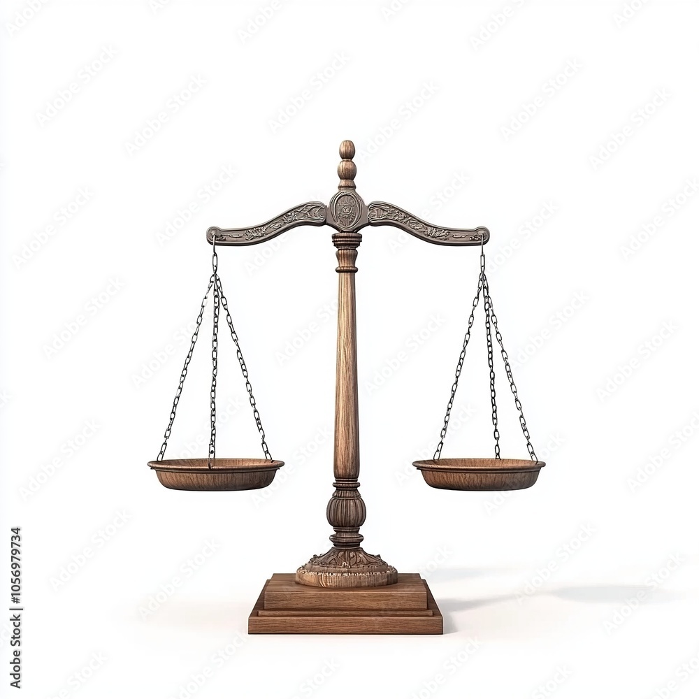 Scales of justice no shadow isolated on white a background Scales of justice no shadow isolated on white a background