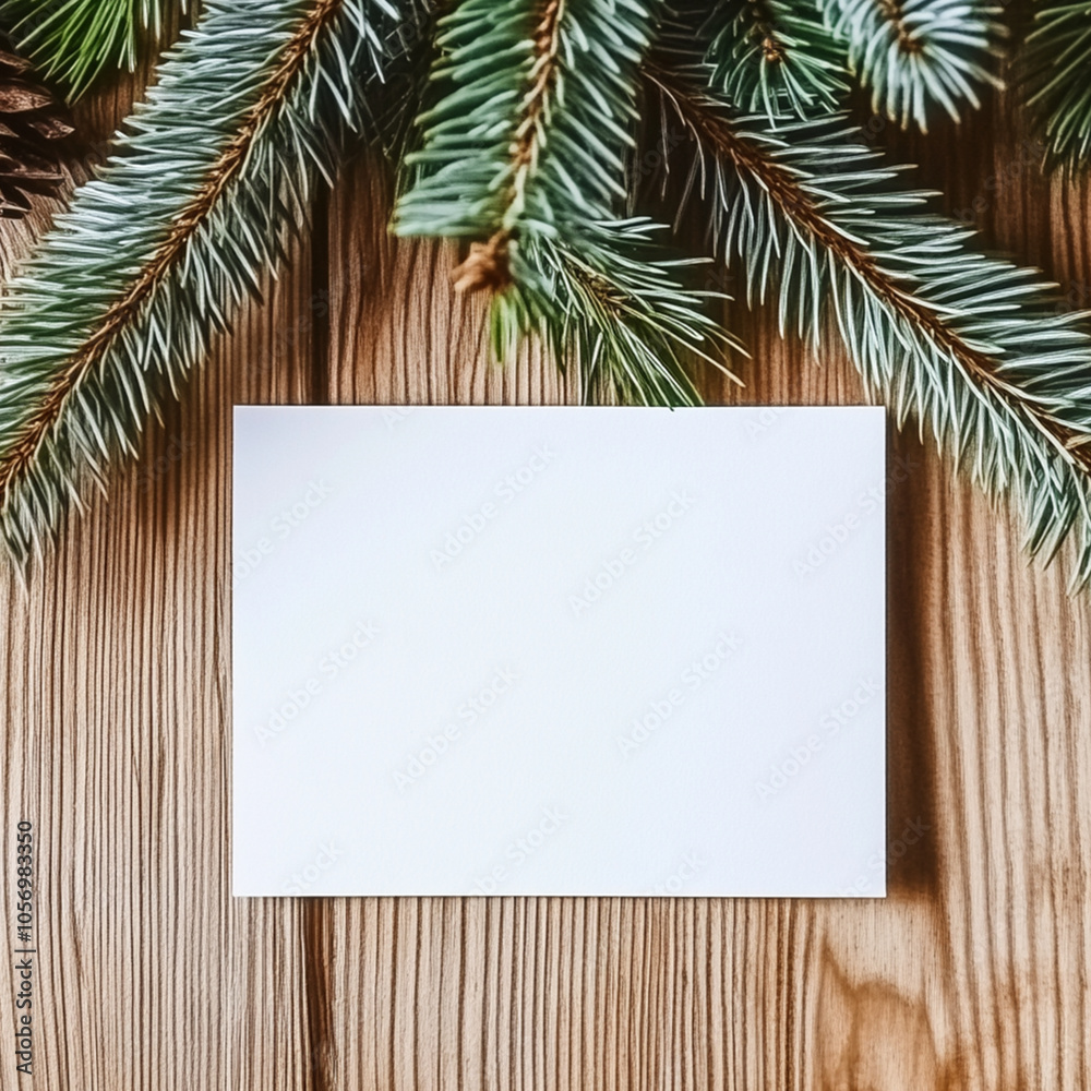 Invitation Mockup, Christmas Gift Card Mockup Invitation Mockup, Christmas Gift Card Mockup