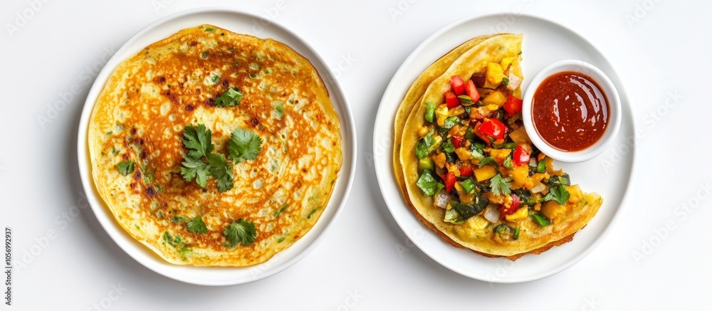Delicious Indian Breakfast Pancakes Delicious Indian Breakfast Pancakes