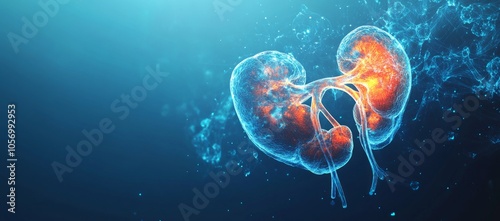 Detailed Kidney Anatomy Visualization