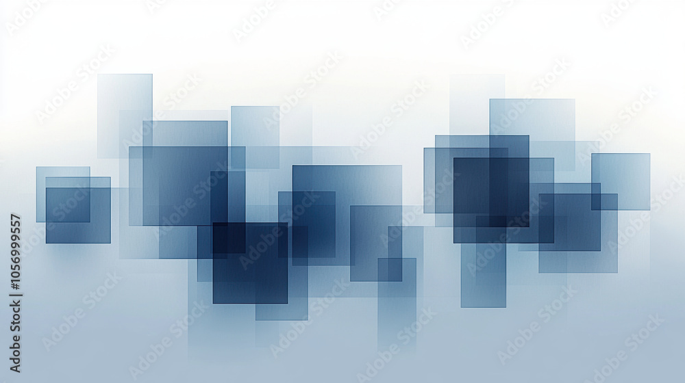 Translucent blue and white geometric shapes create modern abstract background, evoking sense of calm and creativity. Ideal for design projects and digital art Translucent blue and white geometric shapes create modern abstract background, evoking sense of calm and creativity. Ideal for design projects and digital art