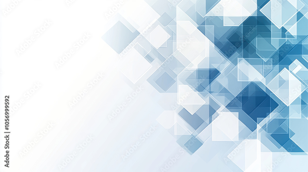 Modern blue and white geometric background with overlapping shapes, creating dynamic and fresh visual effect. Perfect for digital design and presentations Modern blue and white geometric background with overlapping shapes, creating dynamic and fresh visual effect. Perfect for digital design and presentations