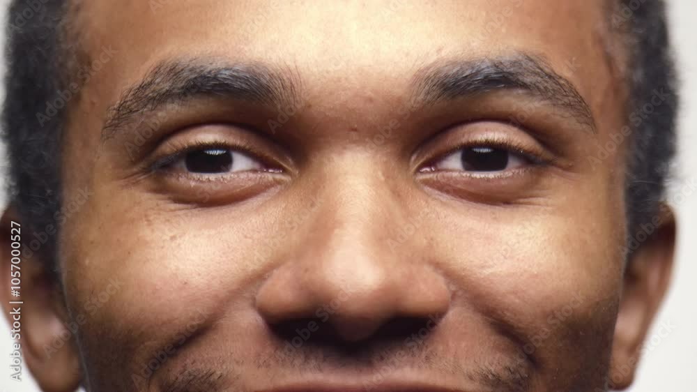 Close-Up of Man Eyes and Forehead Close-Up of Man Eyes and Forehead