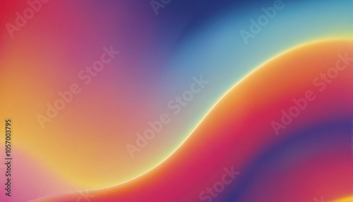 Vibrant Dynamic Blend of Warm and Cool Abstract Colors for Modern Design