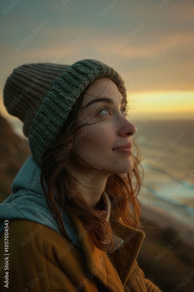 Reflection of the Mind: A Serene Coastline Gaze at Sunset Reflection of the Mind: A Serene Coastline Gaze at Sunset