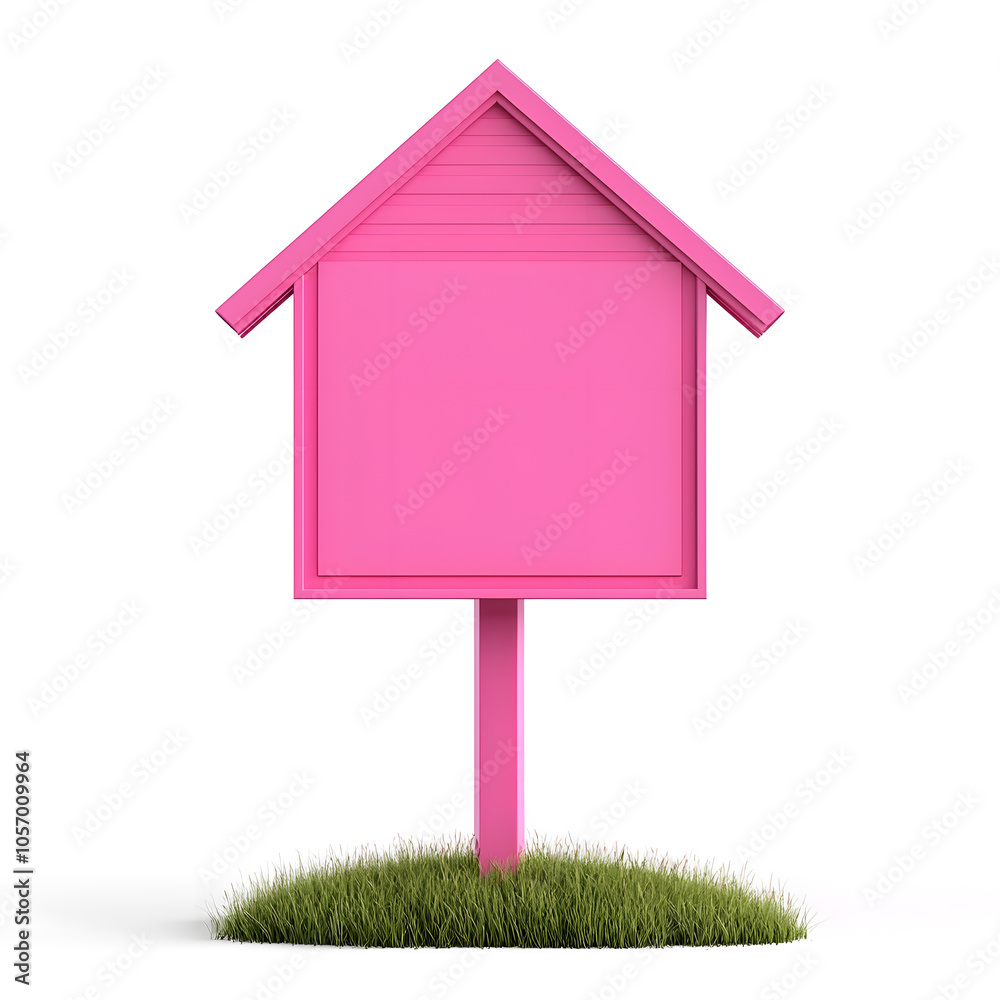 For sale sign, real estate element, isolated on white background For sale sign, real estate element, isolated on white background