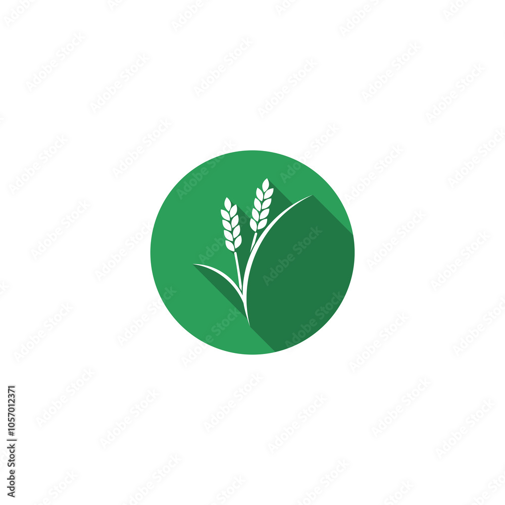 Ears of Wheat icon isolated on transparent background Ears of Wheat icon isolated on transparent background
