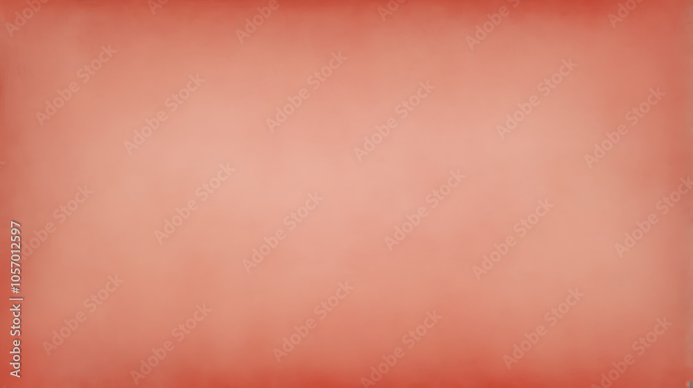 Fototapeta premium Soft peach pastel wall background, with warm pink hues, copy space