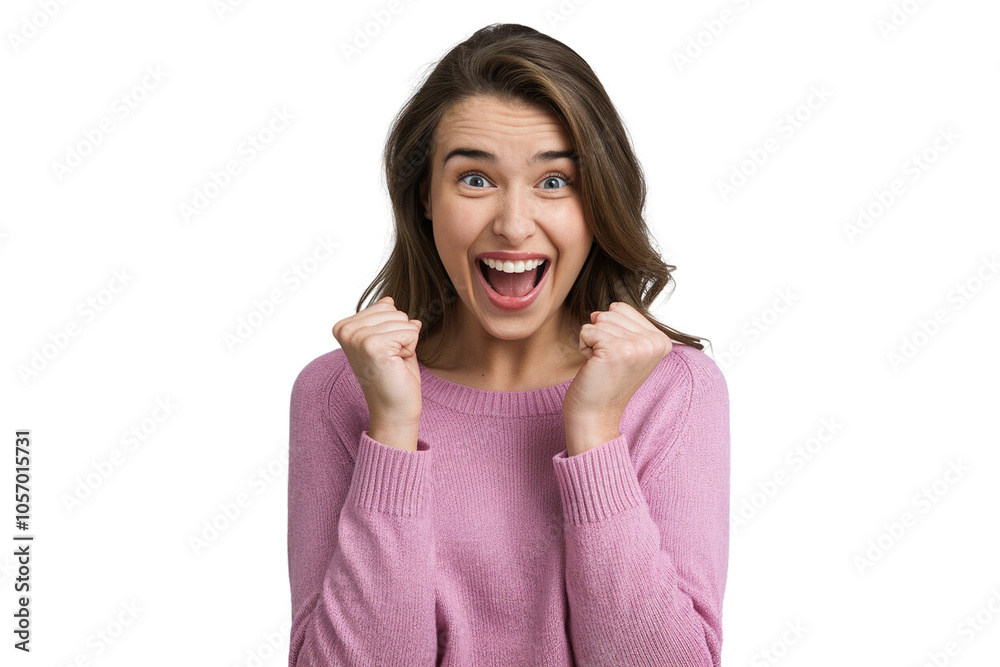 Joyful young woman smiling with excitement, expressing happiness and positivity. Ideal for lifestyle, emotions, and social connection themes.
Joyful young woman smiling with excitement, expressing happiness and positivity. Ideal for lifestyle, emotions, and social connection themes.