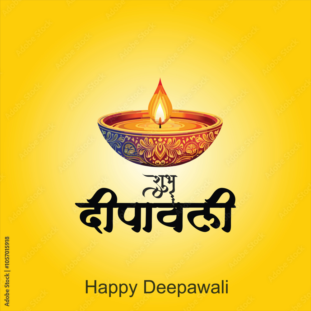 Happy Diwali with happy family, holiday Background, Diwali celebration greeting card, vector illustration design Happy Diwali with happy family, holiday Background, Diwali celebration greeting card, vector illustration design